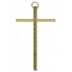 Wall Cross  10 cm  Brass...