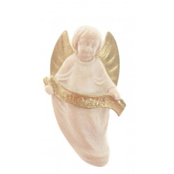 Angel in wood with gold...