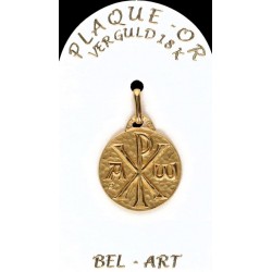 Medaille double - Chrisme -...