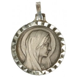 Medal Virgin  18 mm  Silver...