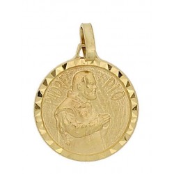 Médaille St P. Pio - 16 mm...