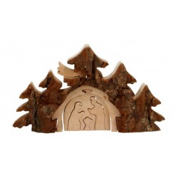 nativity Puzzle Wood With...