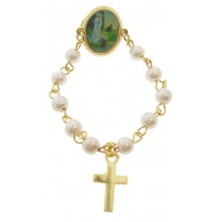 Single decade rosary Pin...