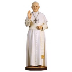 Woodcarving statue of Pope...