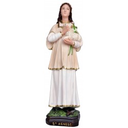 Statue Ste Agnes 40 cm en...