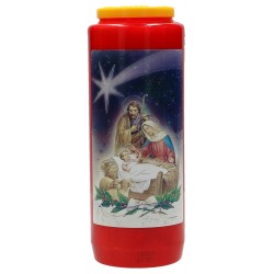 9 days candle / red / Nativity