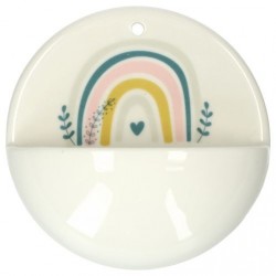 Stoup porcelain 10cm Rainbow