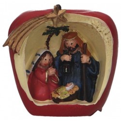 Nativity in an apple ( 5,5...