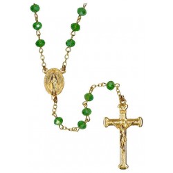 Rosary  Semicrystal Green