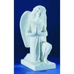 Angel  20 cm white marble...