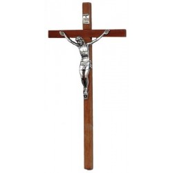 Kruisbeeld - 18 cm - Hout