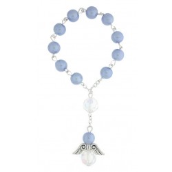 Rosary Angel  Blue  Crystal...