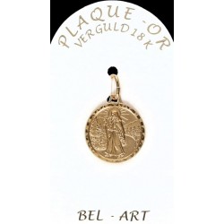 Médaille plaqué-or - N.D....