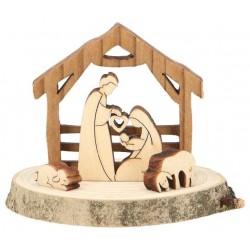 Wood nativity 5cm