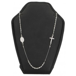 Rosary Necklace SwarovskyWhite