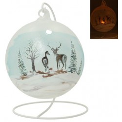 Boule de Noël en verre de...