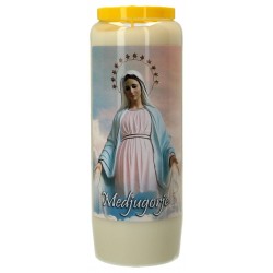 Noveenkaars / wit / Medjugorje