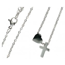 Collier en acier inoxydable...