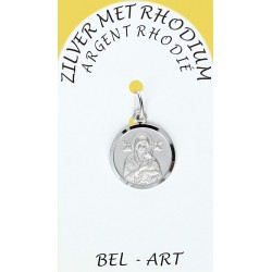 Medaille Zilver + Rhodium -...