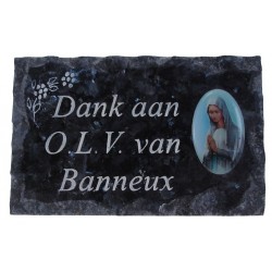 Plaque Cimetiere Dank Aan...