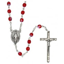 Rosary  SemiCrystal  Red