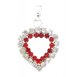 Heart medal Strass Blancs...