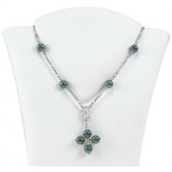 Collier-Dizaine Malachite