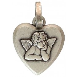 Medal Angel  14 mm  Silver...