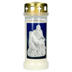 Bougie 6J / CD / blanc / Pieta