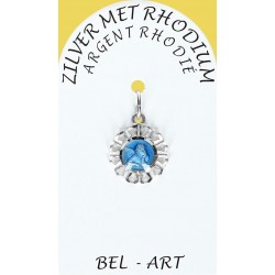 Médaille Argent Rhodié -...