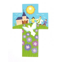 Murale crosses Priest and...