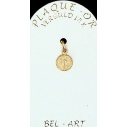 Médaille plaqué-or St...