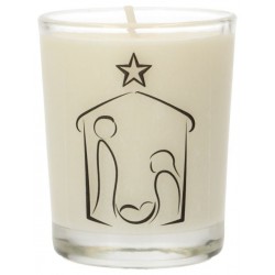 Glass candle 65 x 50 mm...