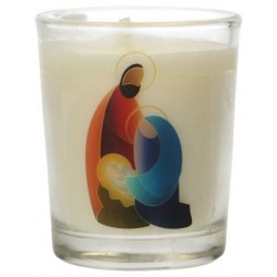 Glass candle 65 x 50 mm...