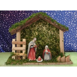 Crèche de Noël : cabane...