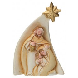 Nativité en albâtre décorée...