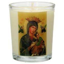 Glass candle 65 x 50 mm Our...