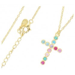 Cross gold plated with...