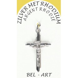 Rhodium Silver Cross  30 x...
