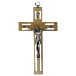 Kruisbeeld 15 cm Hout