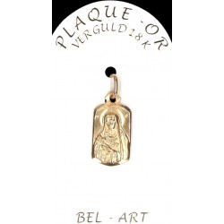 Medal gold plated  St. Rita