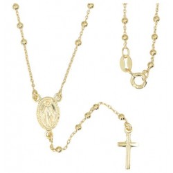 Rosary gold-plated