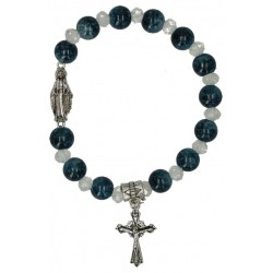 Armband-tientje - glas en...