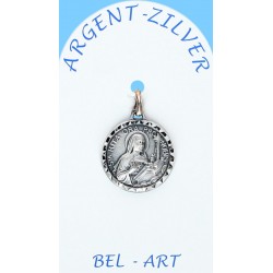 Silver Medal  St. Rita  16 mm