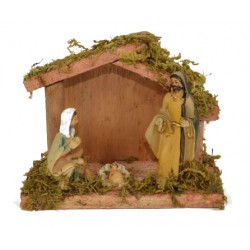 Cabane et personnages de 7 cm