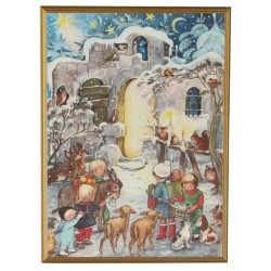 Traditionele kerstkaart met...