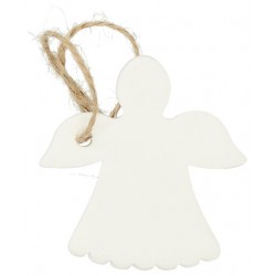 Hanging angel in white...