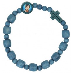 Elastic bracelet Wood blue...