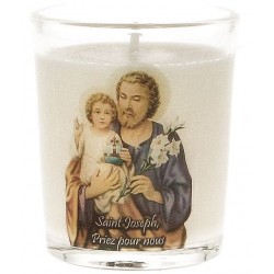 Glass candle 65 x 50 mm...