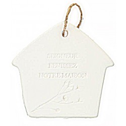 Hanging house in white...